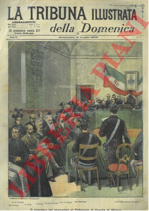 - - Il processo dei giornalisti al Tribunale di Guerra di Milano.