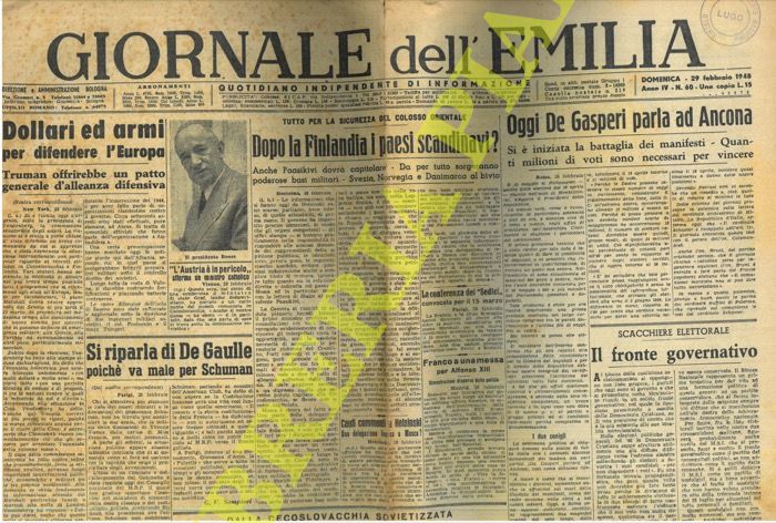 - - Giornale dell'Emilia. Cronaca della Romagna.