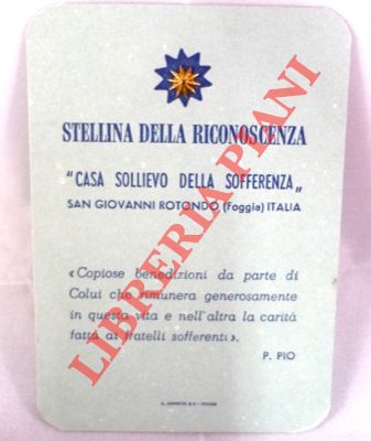 - - Stellina della riconoscenza. 