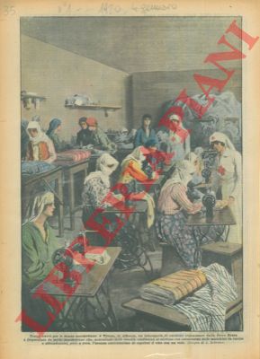 BELTRAME A. - - Maomettane che frequentano laboratorio di cucitrici, a Tirana, abbandonano l'usanza di coprirsi il viso con un velo.