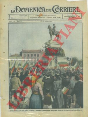 SALVADORI R. - - Stati balcanici in armi contro la Turchia: incitamenti e dimostrazioni intorno alla statua allo Zar liberatore, a Sofia.