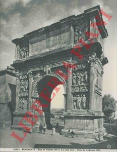 Anderson - - Benevento. Arco di Traiano, lato nord.