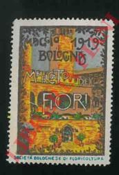 Pietra P(ietro) - - Mercato dei fiori. Maggio 1919. Bologna. Societ Bolognese di Floricoltura.