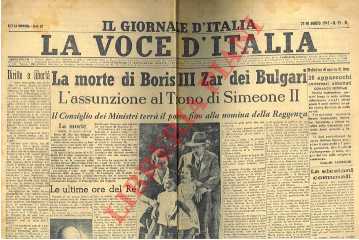 - - L'arresto a Meina delle sorelle Petacci (da parte dei Carabinieri).