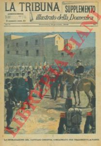 Silbonetto - - La degradazione del Capitano Dreyfys, condannato per tradimento, a Parigi. (al retro : Mode invernali).