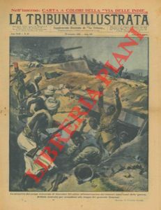 PISANI Vittorio - - Conquista del campo trincerato di Gorrahei - Occupata Macall e la bandiera italiana viene issata regolando un vecchio conto.