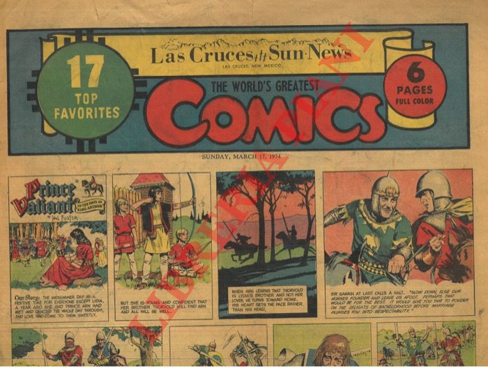 - - The world's gretaest Comics. Prince Valiant, ecc.