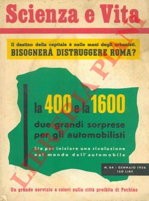 - - Scienza e vita.