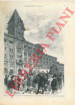 Barberis (da Sorio) - - Dimostrazione in Piazza Grande per l'insediamento del Podest, Riccardo Bazzoni.