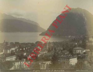 Bosetti - - Lago di Como : via Serbelloni; Lugano e Monte S. Salvatore.
