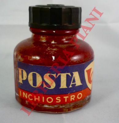 FIM. Torino - - Boccetta d'inchiostro stilografico rosso.