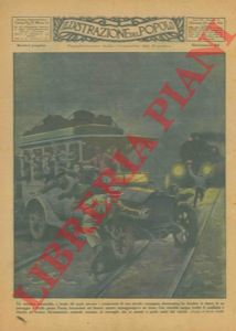 ORTELLI Alfredo - - A Pescia un omnibus automobile finisce sulle rotaie mentre arriva un treno ..