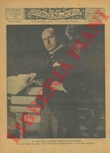 ORTELLI Alfredo - - Ritratto di Mussolini.