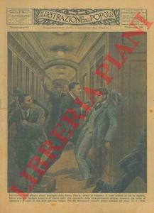 ORTELLI Alfredo - - Impiegati della Banca d'Italia sventano una rapina sul treno postale Roma Milano.