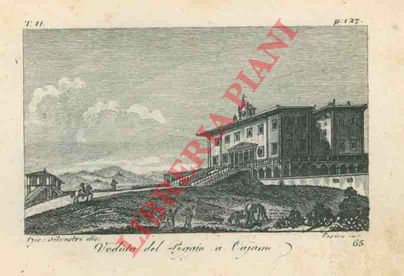Silvestri Gio. - - Veduta del Poggio a Cajano.