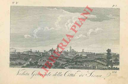 - - Veduta generale della Citt di Siena.