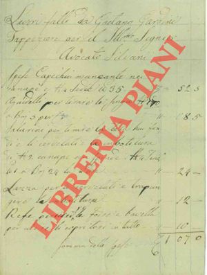 - - Manoscritti, 1840/60 circa.