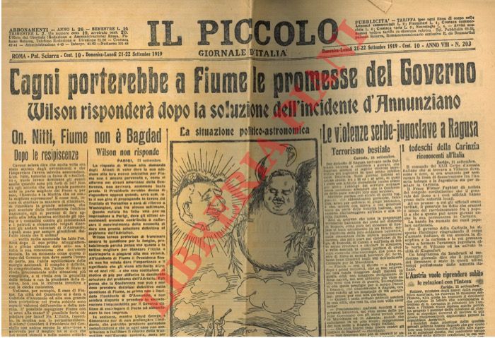 - - Il Piccolo. Giornale d'Italia.
