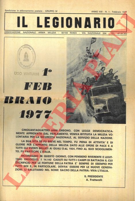 - - Il legionario - Continuit ideale.