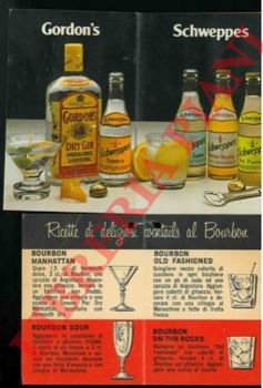 - - Depliants con ricette di cocktails.