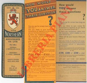 - - Assicurativi : 'Northern Assurance Co. Ltd.', ecc. ecc.