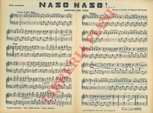 NATALINI C. - - Due spartiti delle canzonette : 