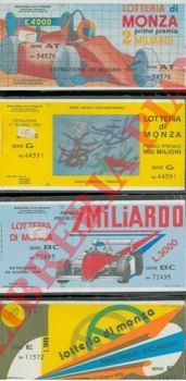 - - Biglietti Lotteria di Monza