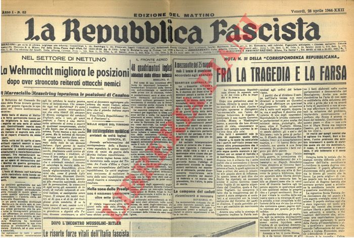 - - La Repubblica Fascista.