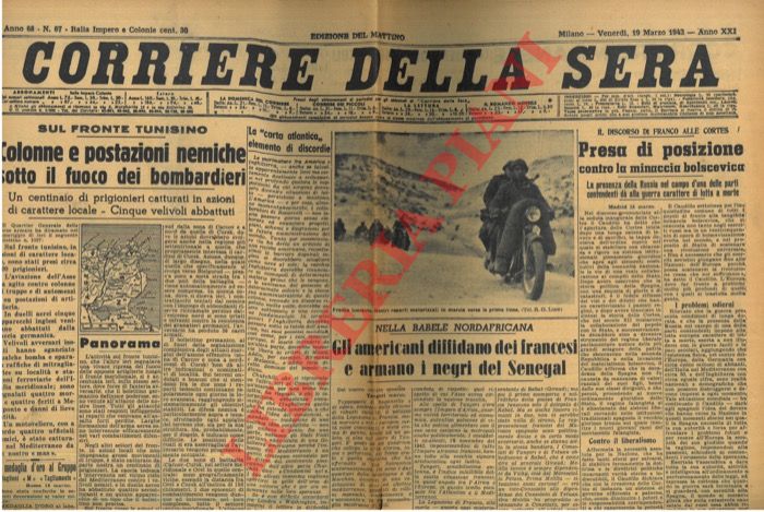 - - Guerra in Sicilia e in Tunisia.