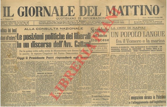 - - Il giornale del mattino. Quotidiano di informazioni.