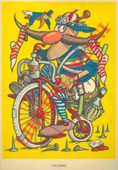 Jacovitti - - Serie umoristica : ciclismo.