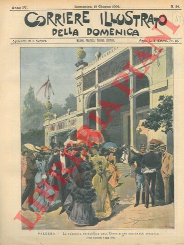 Silbonetto - - La facciata principale dell'Esposizione Regionale Agricola.