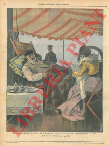 Silbonetto - - La convalescenza di Re Edoardo VII a bordo del 