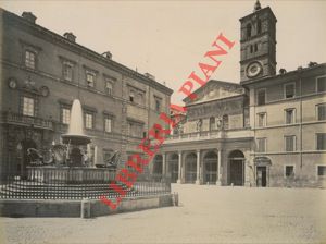 - - Roma : Facciata di S. M. in Trastevere.