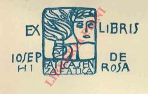 DE ROSA Giuseppe - - Un foglietto xil. 1920.