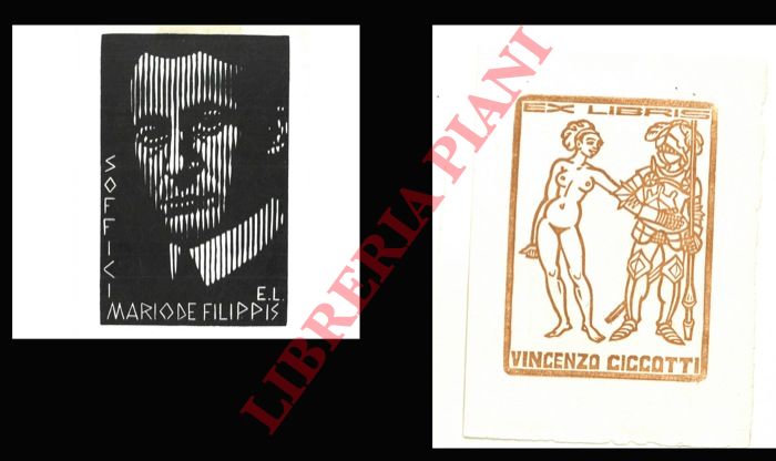 COSTANTINI Costante - - Due foglietti anni '80/'90 ( x Ciccotti, De Filippis)