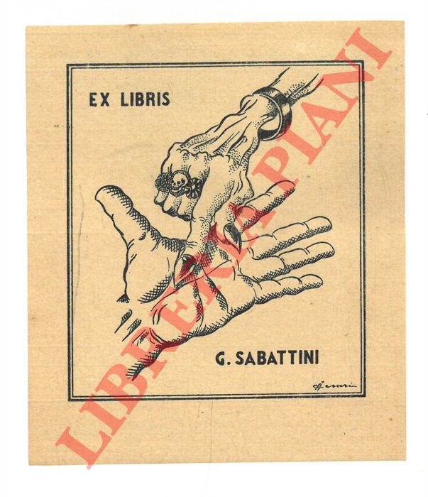 CESARI A. - - Uno xilografico, 9 x 10, anni '50, per Gino Sabattini.