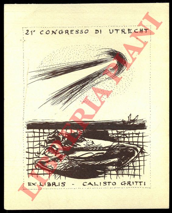 GRITTI Calisto. - Un foglietto tipogr.