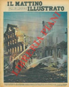 - - Fuoco e ghiaccio. Uno spettacoloso incendio scoppiato a Fall River, durante i pi gelidi giorni di quest'inverno, in America. L'aspra lotta dei pompieri contro le fiamme.