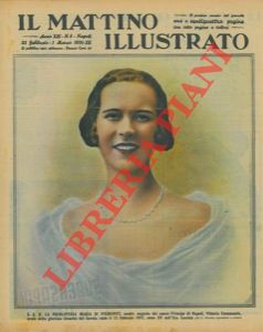 - - La Principessa di Piemonte, madre augusta del nuovo Principe di Napoli, Vittorio Emanuele, erede della gloriosa dinastia dei Savoia, nato il 12 febbraio 1937, anno XV dell'Era fascista.