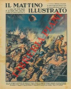 CASOLARO G. - - Uno dei travolgenti attacchi dei legionari di Franco, durante la sanguinosa battaglia impegnata sul fronte di Madrid...