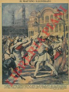 MATANIA Ugo - - Le manifestazioni antibritanniche in India sono all'ordine del giorno. Ecco una folla di dimostranti che, alle grida di 