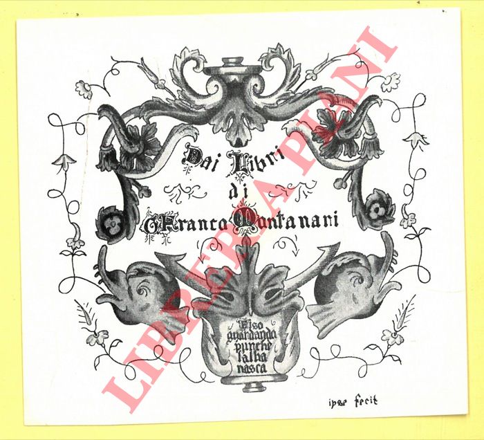 MONTANARI Franco - - Un foglietto tipografico