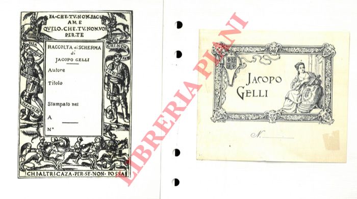 PASINI L. - - Uno primi '900 per J. Gelli.