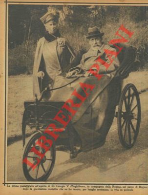 - - La prima passeggiata all'aperto di Re Giorgio V d'Inghilterra, in compagnia della Regina, nel parco di Bognor, dopo la gravissima malattia che ne ha tenuta, per lunghe settimane, la vita in pericolo.