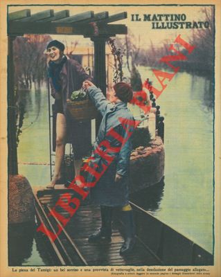 - - La piena del Tamigi: un bel sorriso e una provvista di vettovaglie, nella desolazione del paesaggio allagato.