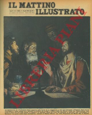 - - Domenica di Pasqua: 'Ges appariva sotto forma di un viaggiatore, a due suoi discepoli...' . Quadro di Matteo Stomer, sec. XVII, Pinacoteca del Museo Naz. Di Napoli.