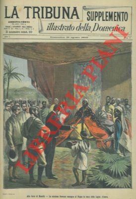 Silbonetto - - Alla Corte di Menelik. La missione francese consegna al Negus la croce della Legion d'onore.