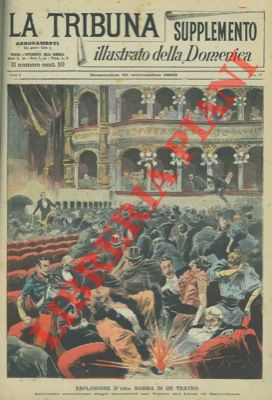 Silbonetto - - Esplosione d'una bomba in un teatro. Attentato commesso dagli anarchici nel Teatro del Liceo di Barcellona.