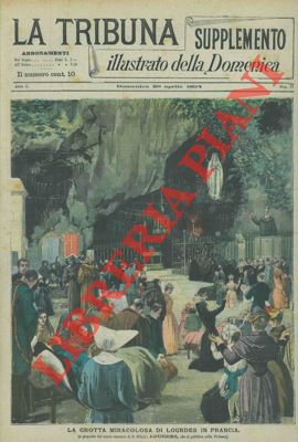 - - La grotta miracolosa di Lourdes in Francia.